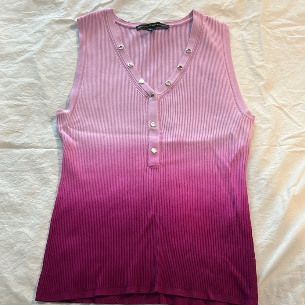Pink Ombre Sleeveless Top